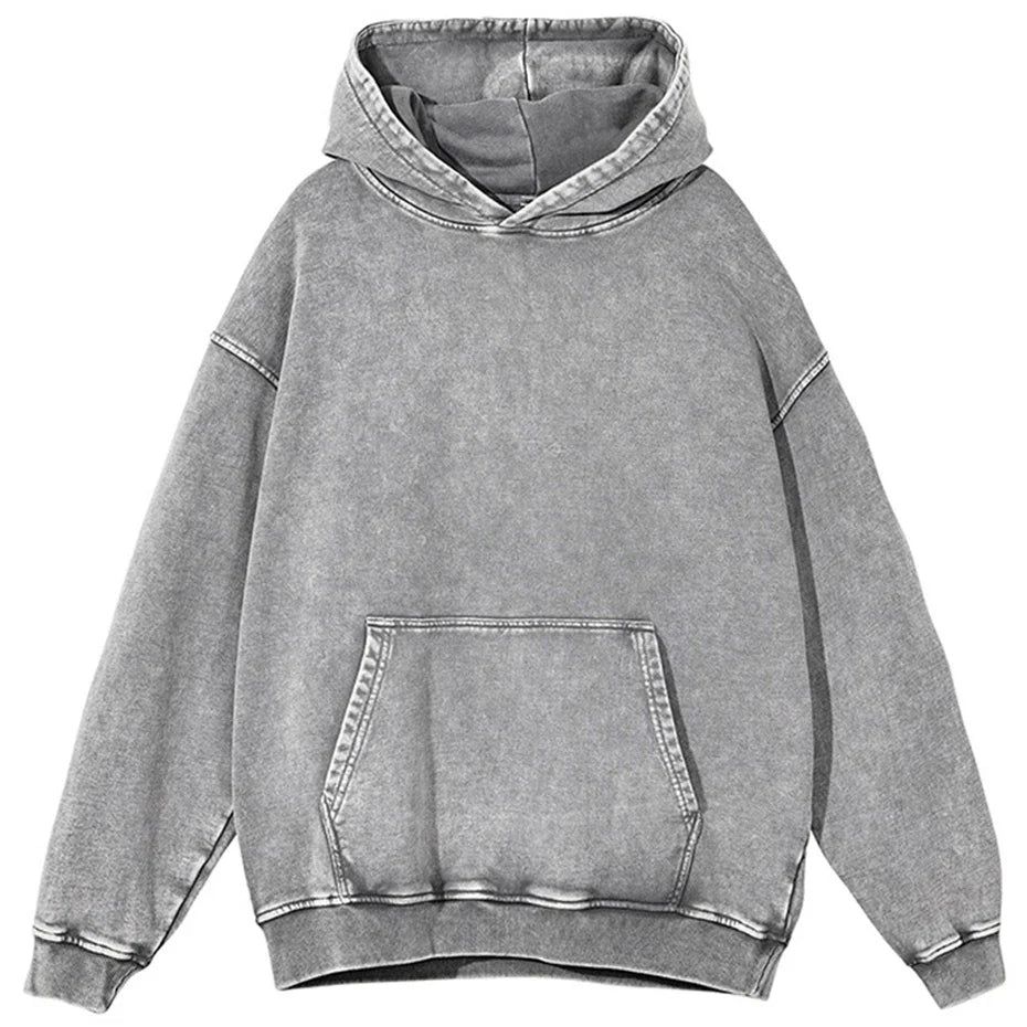 Stoere Vintage Hoodie met Oversized Pasvorm - Finn