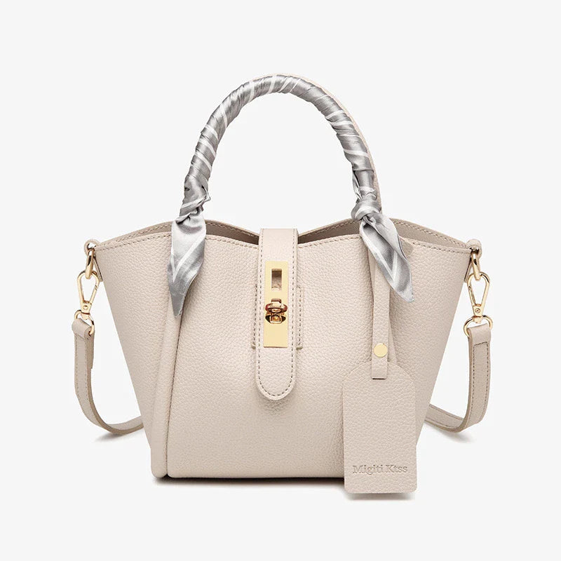 Elegante schoudertas met clutch en sjaaltje – Lumiéra