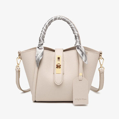 Elegante schoudertas met clutch en sjaaltje – Lumiéra