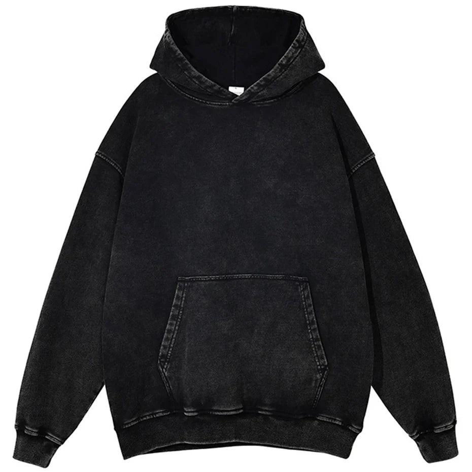 Stoere Vintage Hoodie met Oversized Pasvorm - Finn