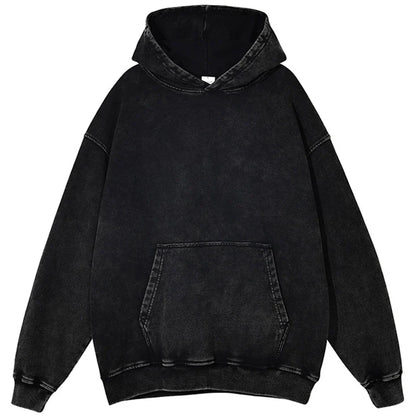Stoere Vintage Hoodie met Oversized Pasvorm - Finn