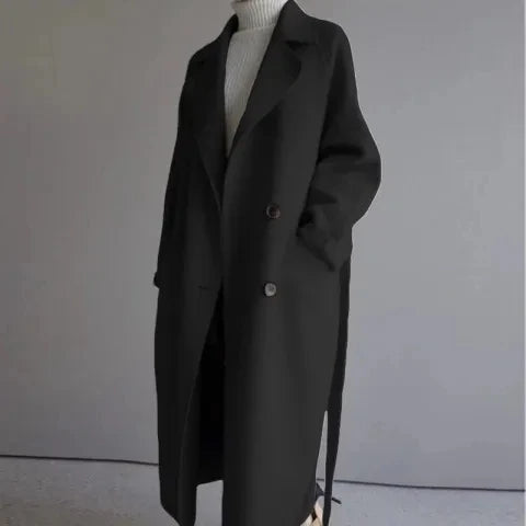 Elegante wintermantel met luxe afwerking voor dames – Evelyn