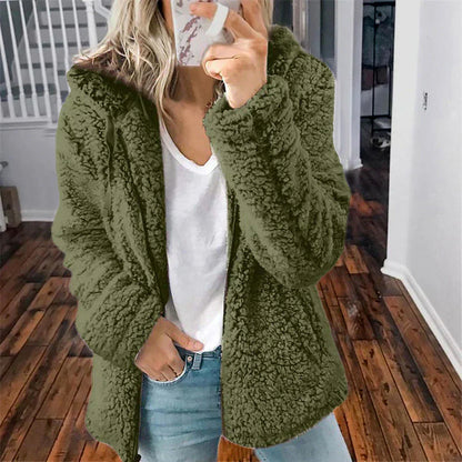 Warme en comfortabele teddy hoodie – Emma