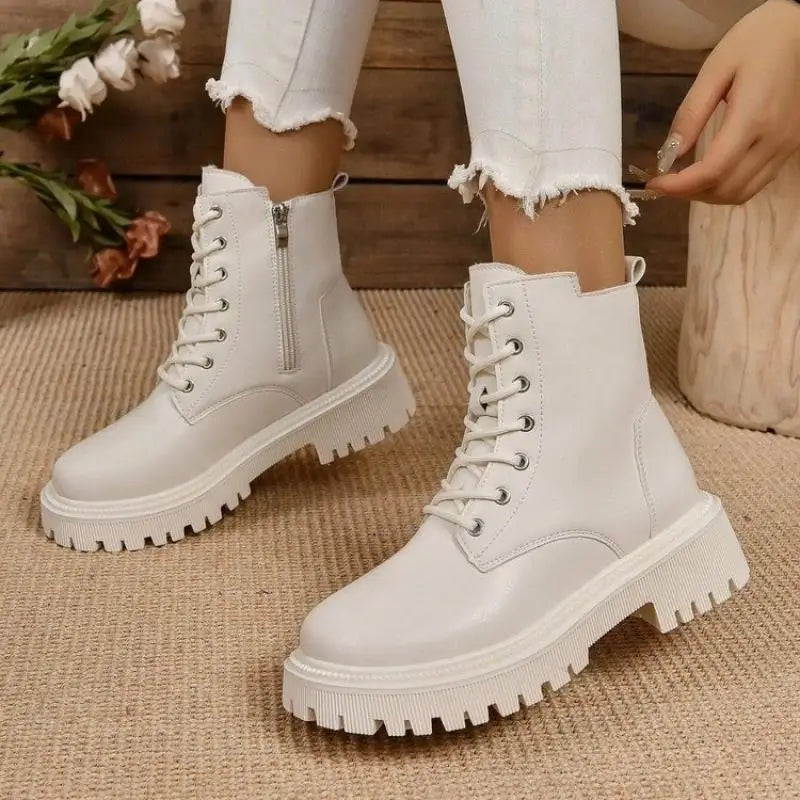 Warme waterafstotende enkelboots voor dames – NovaStep