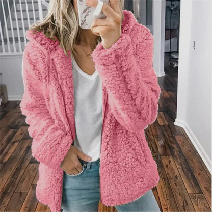 Warme en comfortabele teddy hoodie – Emma
