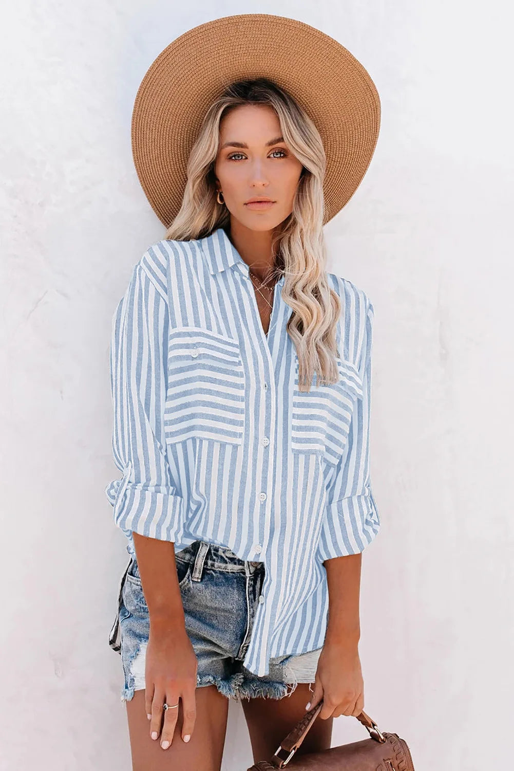 Zomerblouse dames ademend kreukvrij lichtgewicht – Kaylee