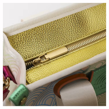 Luxe schoudertas met gouden details voor dames – Virella