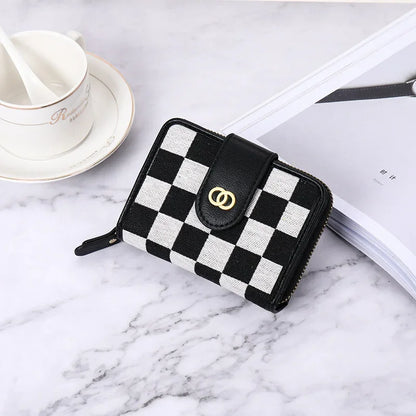 Compacte PU leren portemonnee voor dames – Zafina