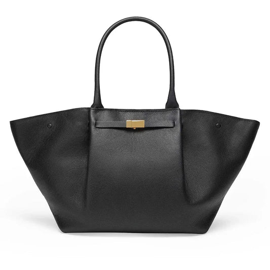 Leren tote bag voor dames met laptopvak – Arvella
