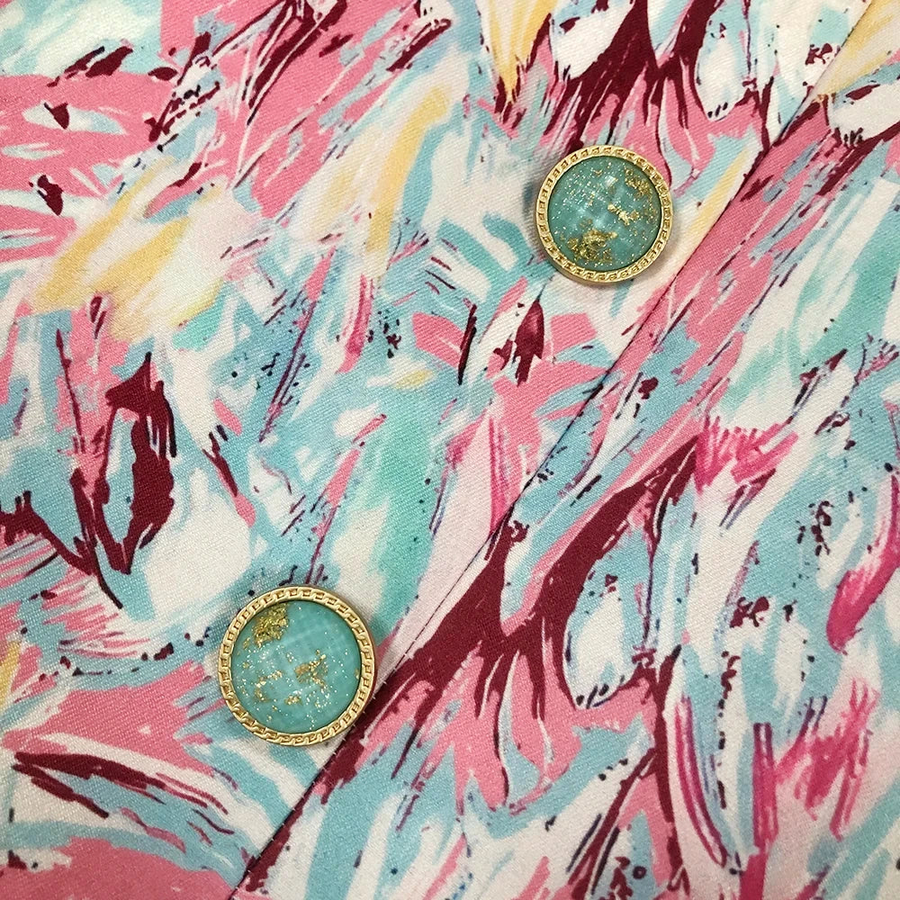 Strapless mini jurk met print en sculptuurvorm – Kyra