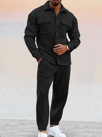 Slim-Fit Athleisure Jas & Broeken Set voor Heren – Milan