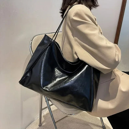 PU leren tote bag met ruimte voor dames – Mirella