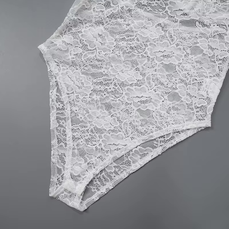 Kanten off-shoulder galajurk met drapering – Isolde