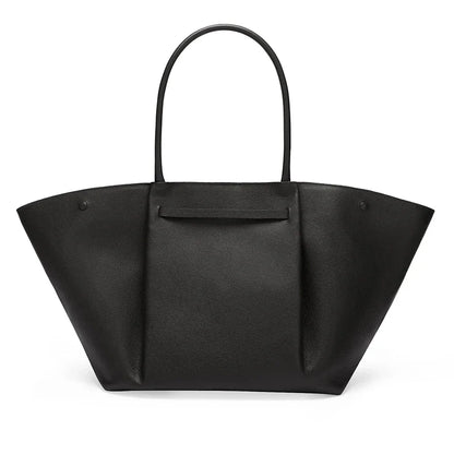 Leren tote bag voor dames met laptopvak – Arvella