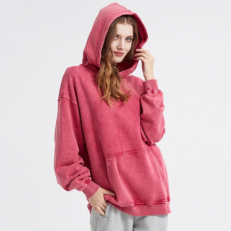 Stoere Vintage Hoodie met Oversized Pasvorm - Finn