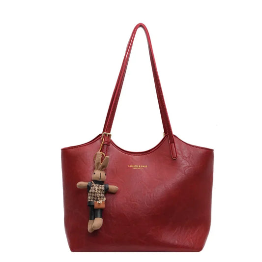 Vintage vegan tote bag met charme voor dames – Elvyna