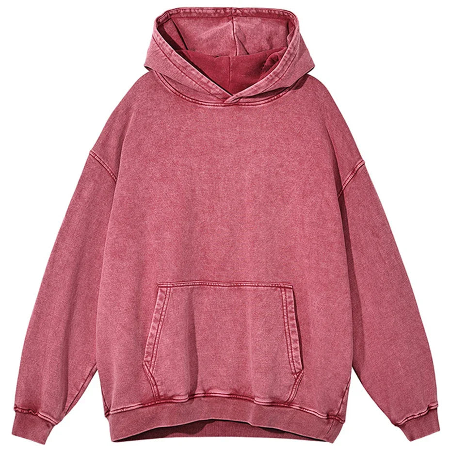 Stoere Vintage Hoodie met Oversized Pasvorm - Finn
