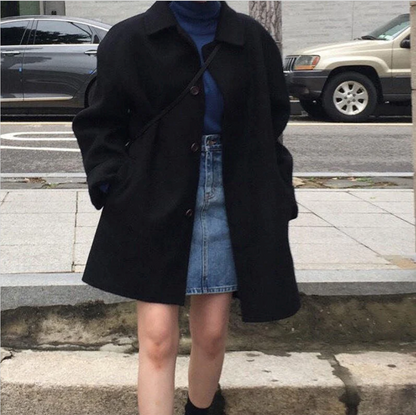 Luxe kasjmier trenchcoat met elegante pasvorm – Valentina