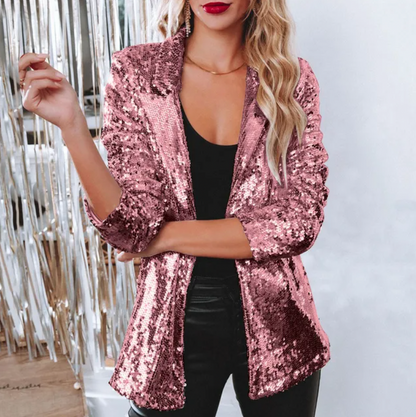 Blazer Met Glitteraccenten – Mila