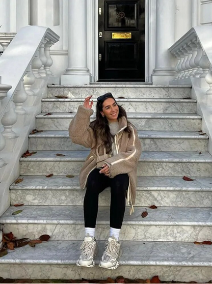 Kort teddyvest voor warmte en stijl – Mila