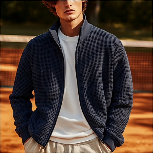 Heren sweater met rits voor elke dag – Thomas