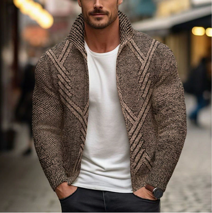 Warme heren cardigan sweater met knopen – Patrick