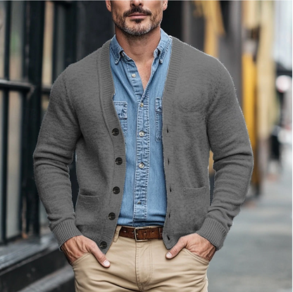 Stijlvolle gebreide cardigan voor heren – Raymond