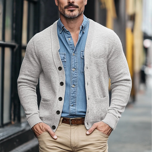 Stijlvolle gebreide cardigan voor heren – Raymond