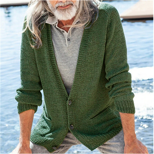 Gebreide cardigan trui voor heren – Rick