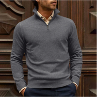 Heren zip-up sweater met comfortabele pasvorm – Lars