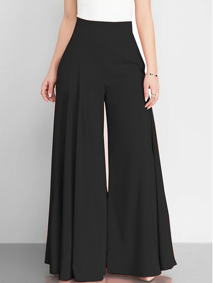 Elegante high-waisted wijde broek voor dames – Isabelle