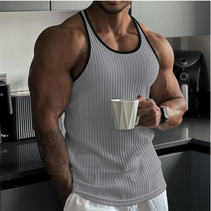 Ademende heren tanktop voor casual stijl – Silvio