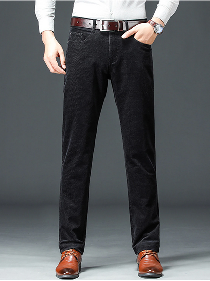 Heren corduroy broek voor winter stijl en comfort – Lars
