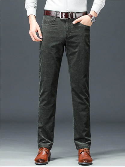 Heren corduroy broek voor winter stijl en comfort – Lars