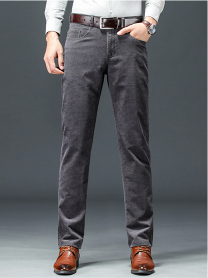 Heren corduroy broek voor winter stijl en comfort – Lars