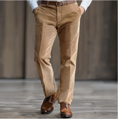Heren corduroy broek voor winter stijl en comfort – Lars
