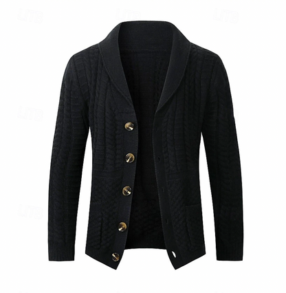 Klassieke heren cardigan met knoopsluiting – Noah
