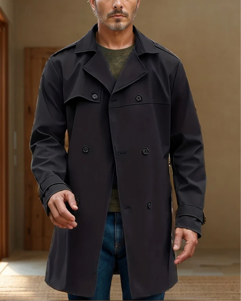 Stijlvolle Trenchcoat voor Heren – Algernon