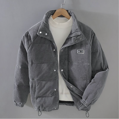Corduroy Heren Winterjas voor Stijl en Warmte – Lars