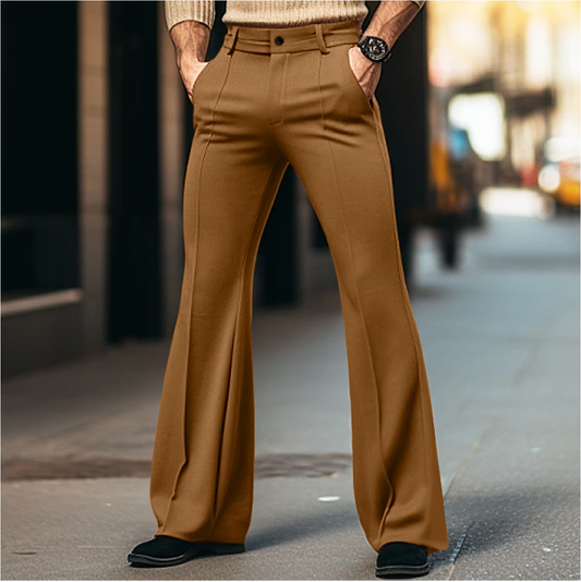 Heren Tailored Wijde Pantalons – Liam
