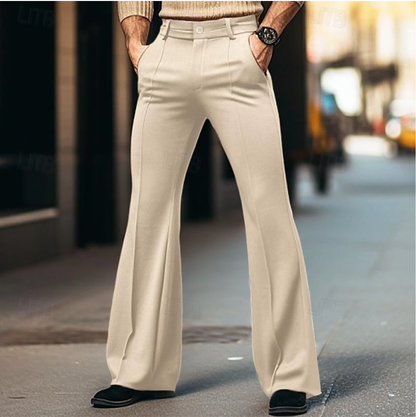 Heren Tailored Wijde Pantalons – Liam