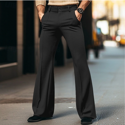 Heren Tailored Wijde Pantalons – Liam