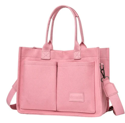 Elegante canvas schoudertas voor dames – Rilana