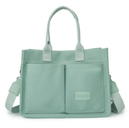 Elegante canvas schoudertas voor dames – Rilana