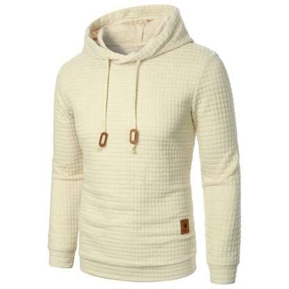 Comfortabele casual heren hoodie met relaxte pasvorm – Frits