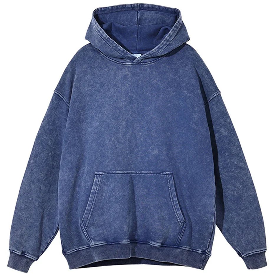 Stoere Vintage Hoodie met Oversized Pasvorm - Finn