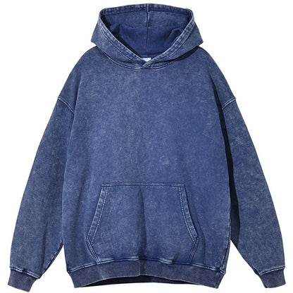 Oversized vintage hoodie van katoenmix – Milan