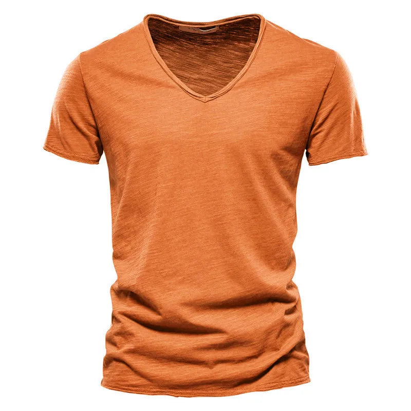 Ademend katoenen zomershirt met slim fit – Milan