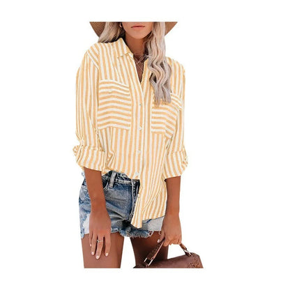 Zomerblouse dames ademend kreukvrij lichtgewicht – Kaylee