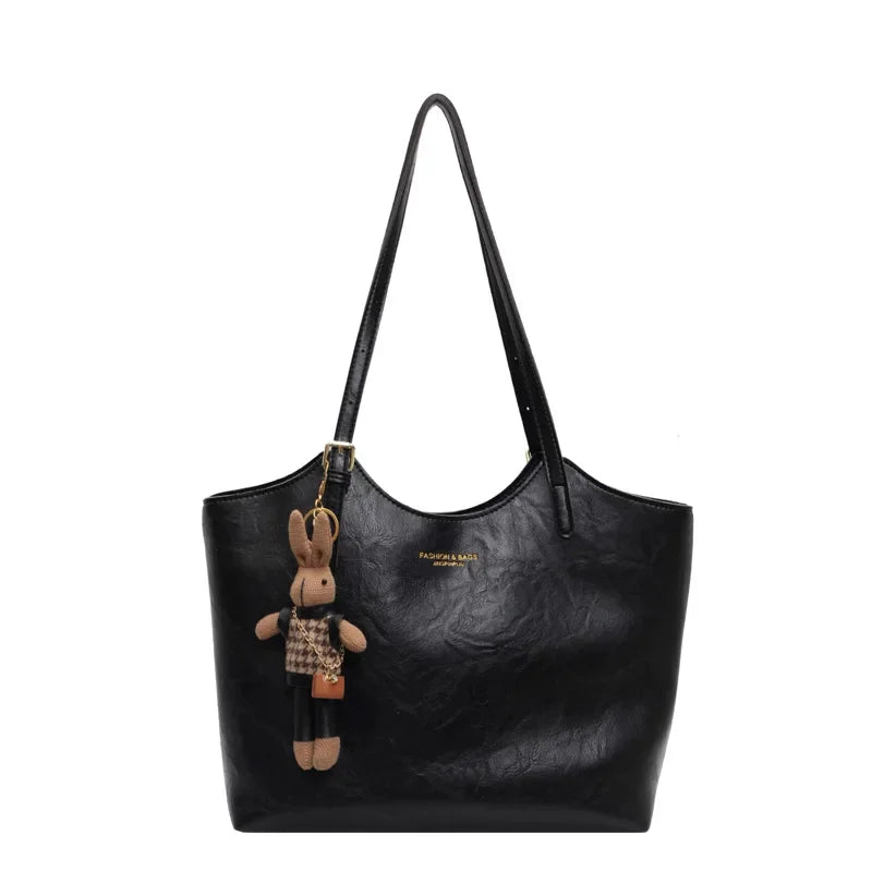 Vintage vegan tote bag met charme voor dames – Elvyna
